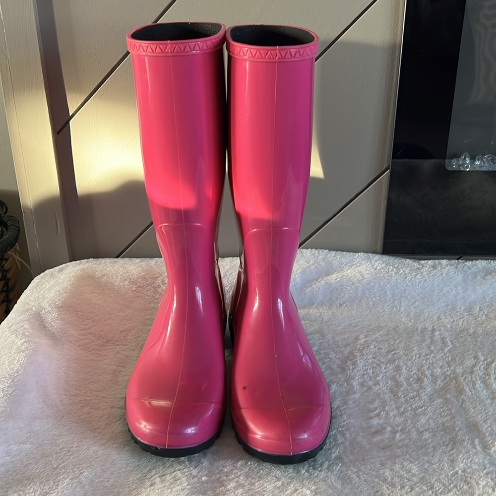 Ugg Rain boots sz 8 - Hot pink - Picture 5 of 7
